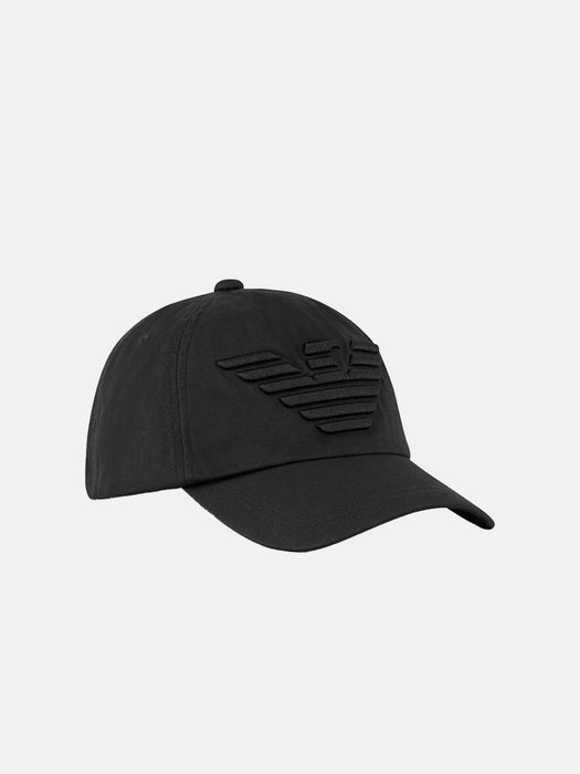 Armani Baseball Cap with Embroidered Eagle