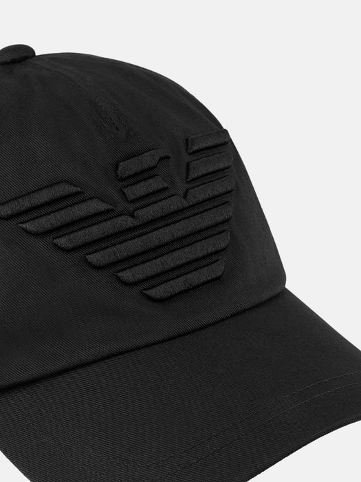 Armani Baseball Cap with Embroidered Eagle