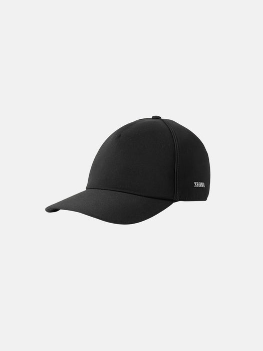 Zegna Logo-Appliquéd Cotton and Wool-Blend Twill Baseball Cap