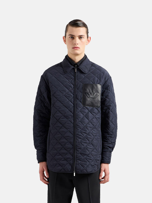 Armani Diamond Quilted Nylon Blouson