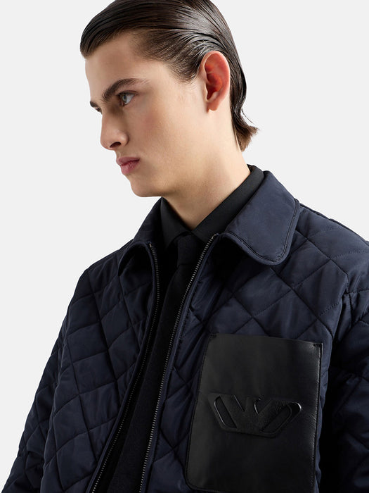 Armani Diamond Quilted Nylon Blouson