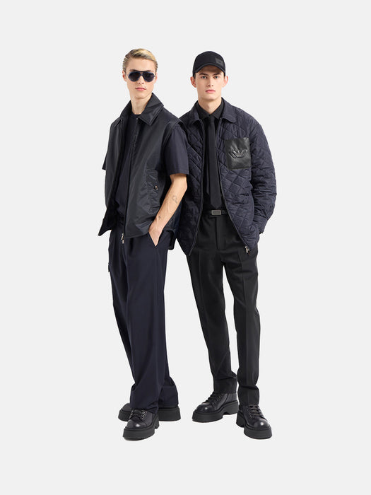 Armani Diamond Quilted Nylon Blouson