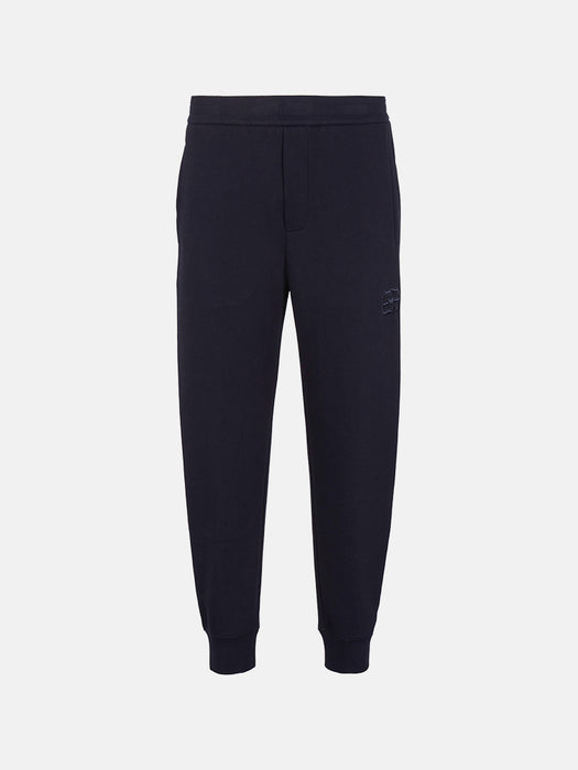 Armani Double Jersey Joggers with Logo