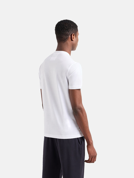 Armani Jersey Tshirt with Jacquard Logo