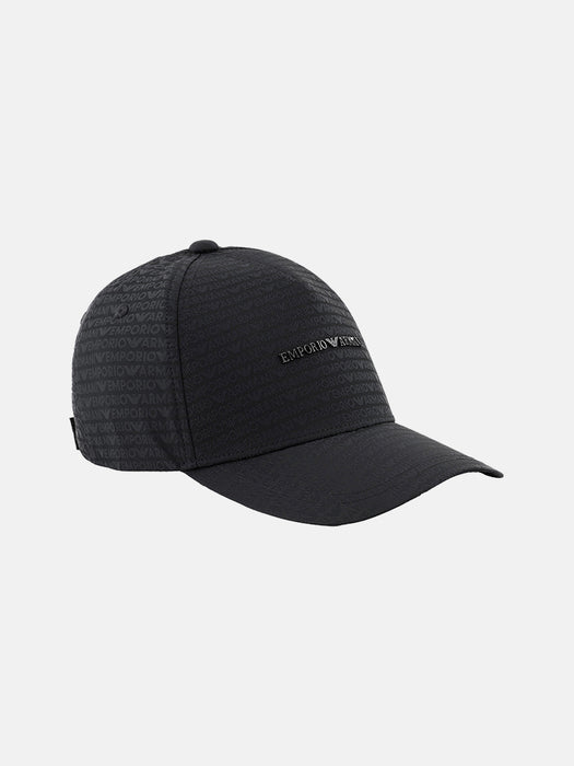 Armani All Over logo jacquard cap