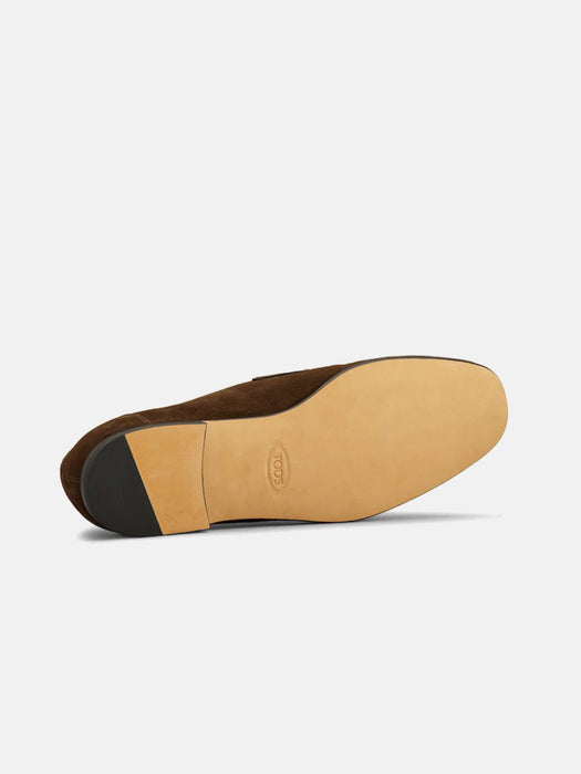 Tods Suede Penny Loafers