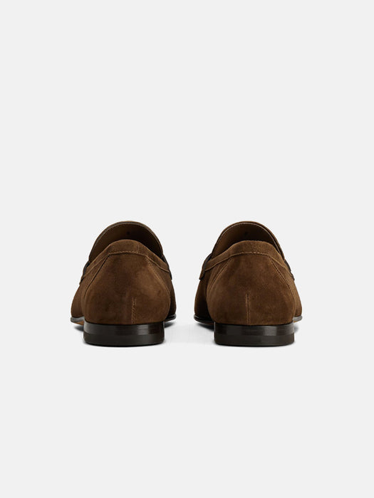 Tods Suede Penny Loafers