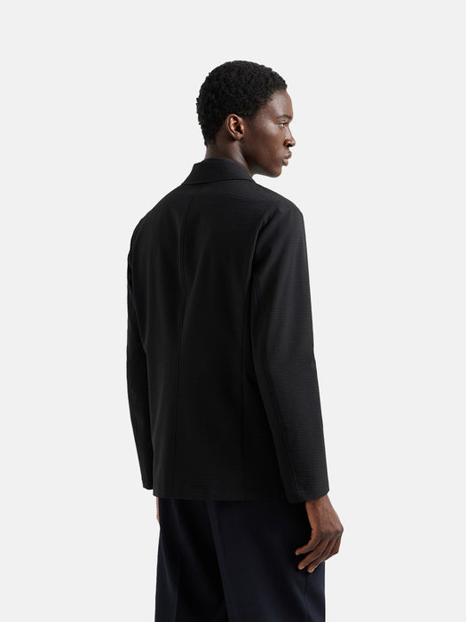 Armani Single Breasted Jacket in Technical Seersucker