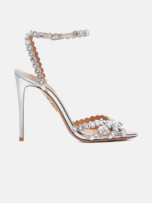 Aquazzura Tequila 105 Silver